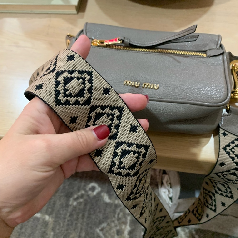 New Authentic Miu Miu Leather Bag - image 4